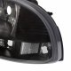 Dodge Durango 1998-2003 Black Clear One Piece Headlights