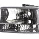 Dodge Dakota 1997-2004 Chrome Clear One Piece Headlights