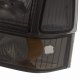 Ford F350 Super Duty 1999-2004 Smoked Headlights Bumper Lights and Corner Lights
