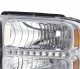 Ford F350 Super Duty 2005-2007 Clear Headlights LED DRL