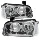 Dodge Charger 2005-2010 Chrome Clear Headlights