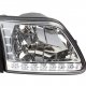 Ford F150 1997-2003 Clear Euro Headlights and LED Corner Lights Set