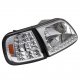 Ford F150 1997-2003 Clear Euro Headlights and LED Corner Lights Set