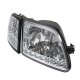 Ford F150 1997-2003 Clear Euro Headlights and LED Corner Lights Set