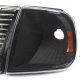 Ford F150 1997-2003 Black Euro Headlights and Corner Lights