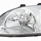 Honda Civic 1996-1998 Clear Euro Headlights
