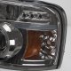 Ford F150 2004-2008 Smoked Halo Projector Headlights with LED
