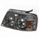 Ford F150 2004-2008 Smoked Halo Projector Headlights with LED