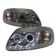 Ford F150 1997-2003 Smoked LED DRL Halo Projector Headlights LED Tail Lights