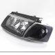 VW Passat 1997-2000 Black Clear Headlights and Corner Lights