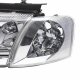 VW Passat 1997-2000 Chrome Clear Headlights and Corner Lights