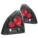 Honda Prelude 1992-1996 Black Clear Headlights and Tail Lights