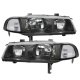 Honda Prelude 1992-1996 Black Clear Headlights and Smoked Tail Lights