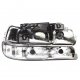 Chevy Tahoe 2000-2006 Smoked Euro Headlights and Bumper Lights