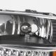 Dodge Dakota 1997-2004 Black Euro Headlights with LED Signal Lights