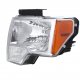 Ford F150 2009-2014 Clear Euro Headlights