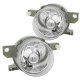 Honda Del Sol 1993-1995 Clear Headlights Fog Lights and Black Tail Lights