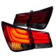 Chevy Cruze 2011-2015 LED Tail Lights Red Smoked