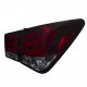 Chevy Cruze 2011-2015 LED Tail Lights Red Smoked