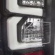 GMC Sierra 3500HD Dually 2007-2014 Custom LED Tail Lights Black Clear