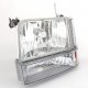 Ford F150 1992-1996 Clear Headlights and Bumper Lights Set