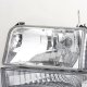 Ford F350 1992-1996 Clear Headlights and Bumper Lights Set