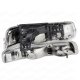 Chevy Silverado 1999-2002 Clear Euro Headlights and Bumper Lights