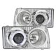 Chevy Corvette C5 1997-2004 Chrome Halo Projector Headlights