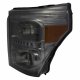 Ford F350 Super Duty 2011-2016 Smoked Halo Projector Headlights LED DRL