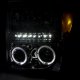 Ford F450 Super Duty 2011-2016 Chrome Halo Projector Headlights LED DRL