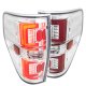 Ford F150 2009-2014 Chrome LED Tail Lights Red Tube