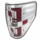 Ford F150 2009-2014 Chrome LED Tail Lights Red Tube