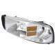 Dodge Ram 1994-2001 Clear Euro Headlights
