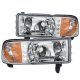 Dodge Ram 2500 1994-2002 Chrome Headlights LED DRL