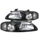 Nissan Sentra 2000-2003 Black Clear Headlights