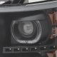 Chevy Silverado 3500HD 2007-2014 Black Halo LED DRL Projector Headlights