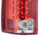 Chevy Silverado 2007-2013 LED Tail Lights Red Clear