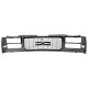 GMC Sierra 3500 1994-2000 Black Replacement Grille with Chrome Trim