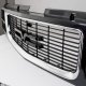 GMC Sierra 3500 1994-2000 Black Replacement Grille with Chrome Trim