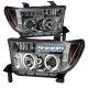 Toyota Sequoia 2008-2017 Smoked Dual Halo Projector Headlights with LED