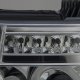 Toyota Sequoia 2008-2017 Smoked Dual Halo Projector Headlights with LED