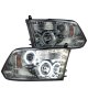 Dodge Ram 3500 2010-2018 Smoked CCFL Halo Projector Headlights LED DRL