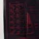 Dodge Ram 2009-2015 Red and Smoked LED Tail Lights