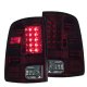 Dodge Ram 3500 2010-2015 Red and Smoked LED Tail Lights