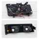 Chevy Silverado 3500HD 2003-2006 Clear Dual Halo Projector Headlights and Bumper Lights