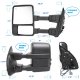 Ford F450 Cab Chassis 2003-2007 Towing Mirrors Power Heated Smoked LED Signal Lights