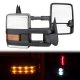 GMC Sierra 1988-1998 Chrome Power Towing Mirrors LED Lights
