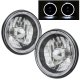 Ford Mustang 1965-1978 Black Chrome Halo Sealed Beam Headlight Conversion