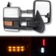 Chevy Silverado 2500HD 2015-2019 Chrome Towing Mirrors LED Lights Power Heated