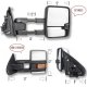 Chevy Silverado 3500HD 2015-2019 Chrome Towing Mirrors LED Lights Power Heated